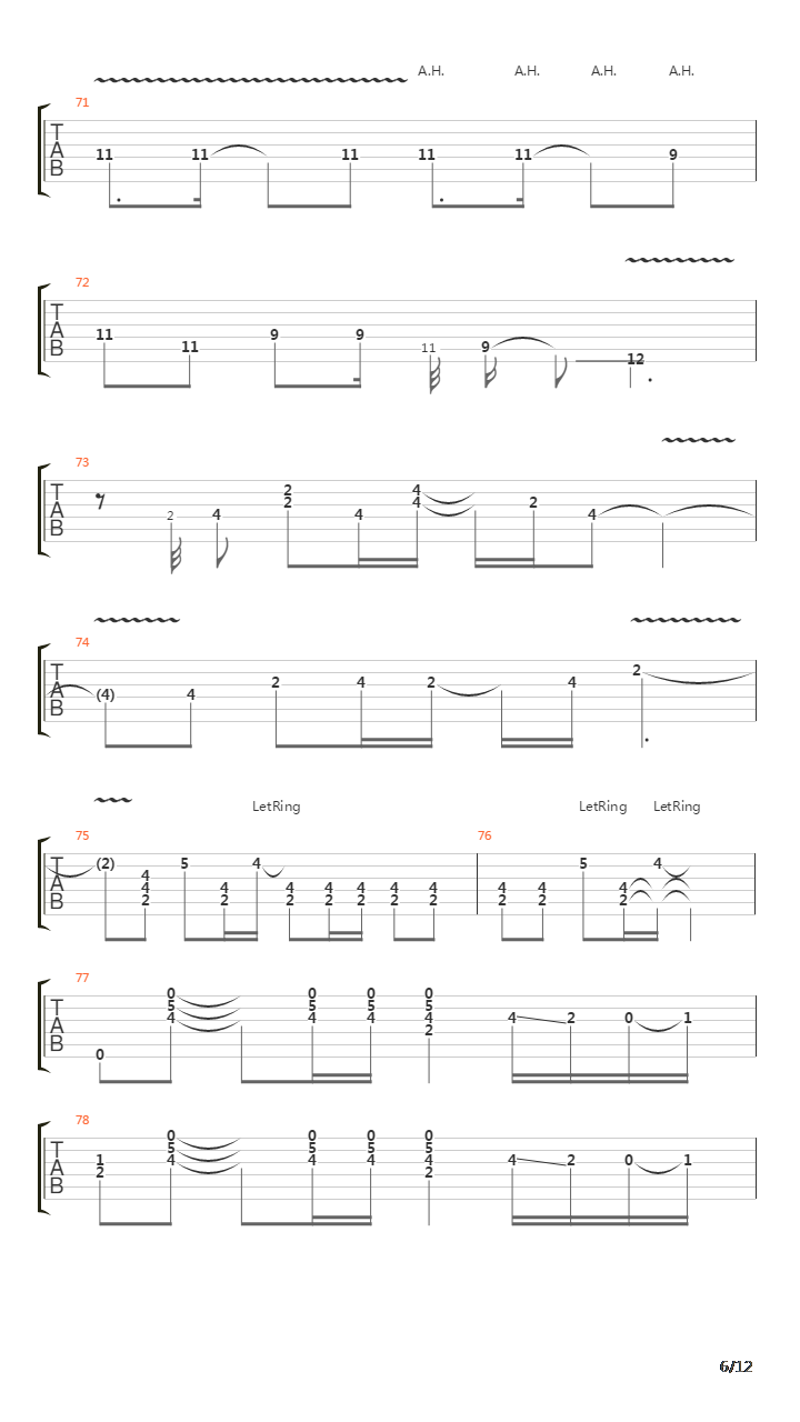 Legs吉他谱