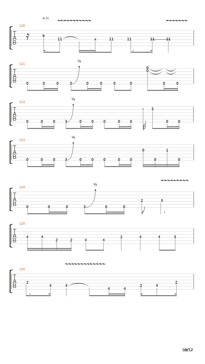 Legs吉他谱