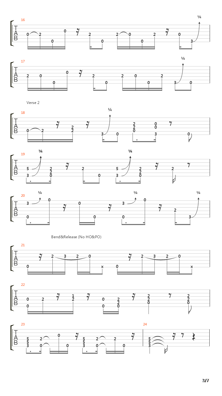 Rhythmeen吉他谱