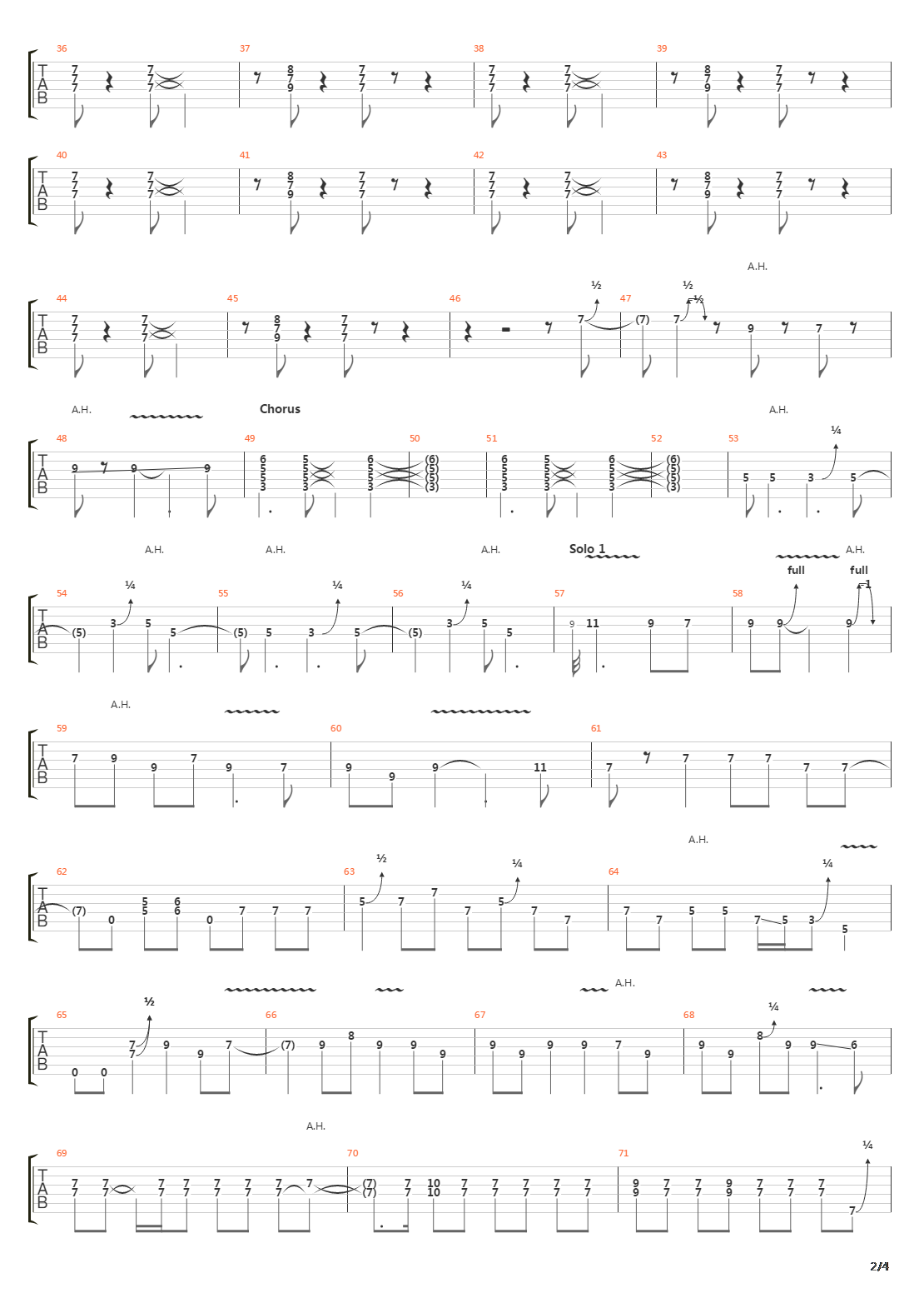 Stages吉他谱