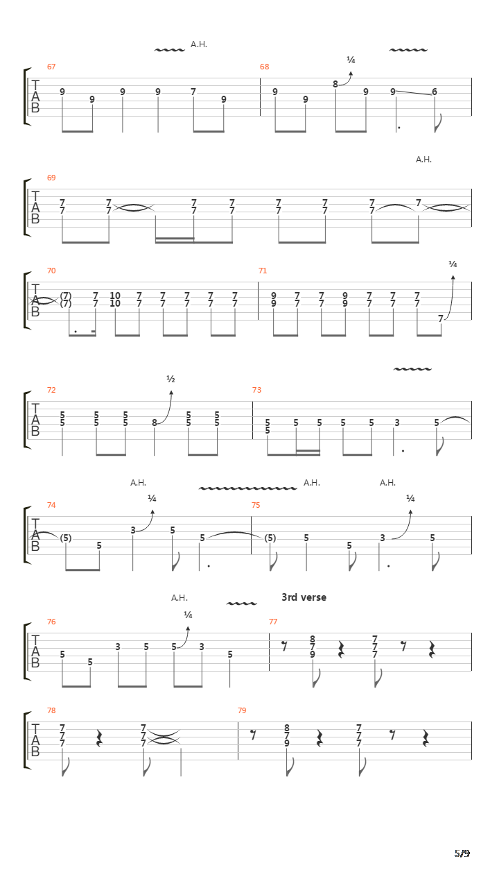 Stages吉他谱