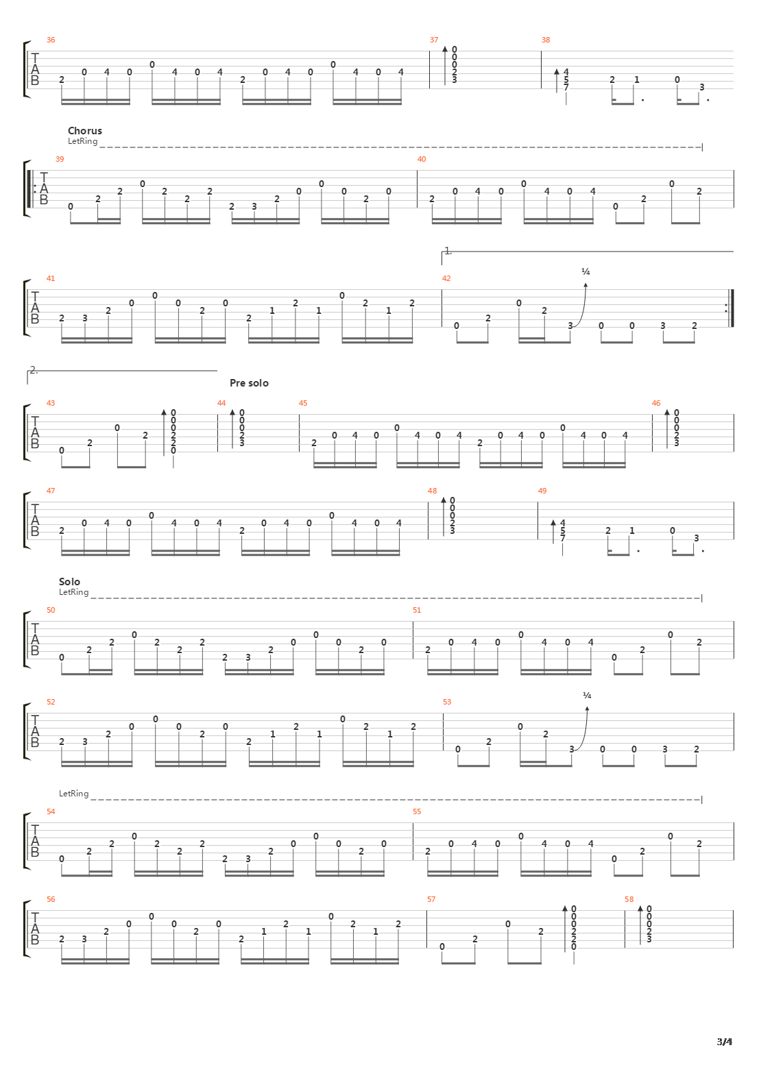 Bridge To Cross吉他谱