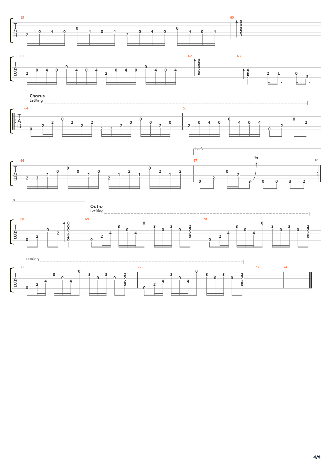 Bridge To Cross吉他谱