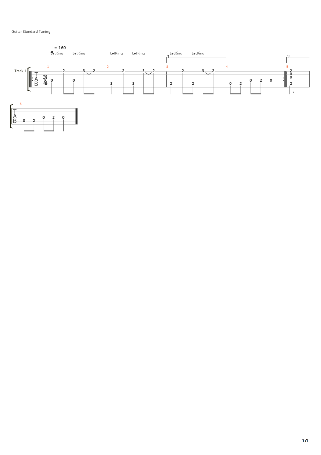 Dead As Yesterday吉他谱