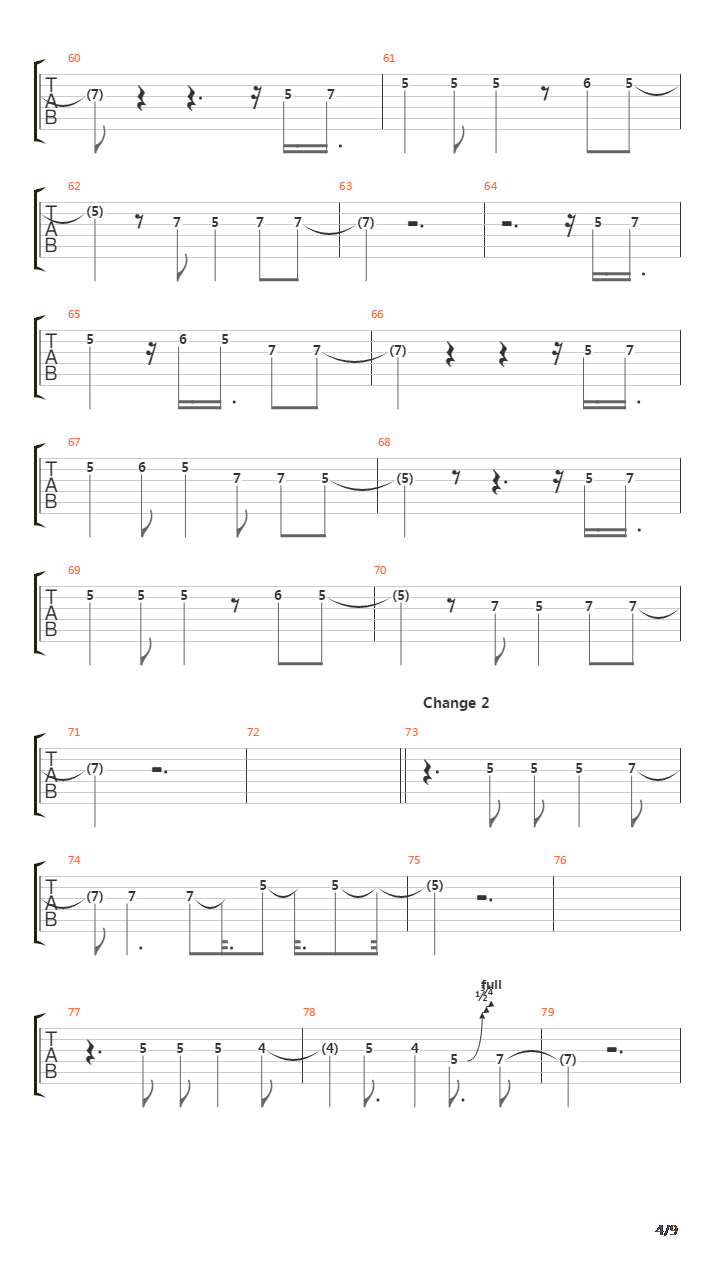 Cherokee吉他谱