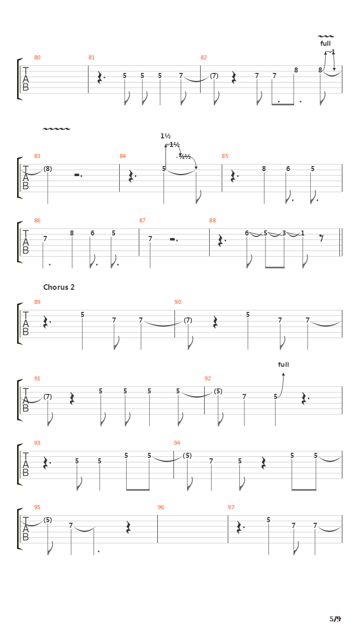 Cherokee吉他谱