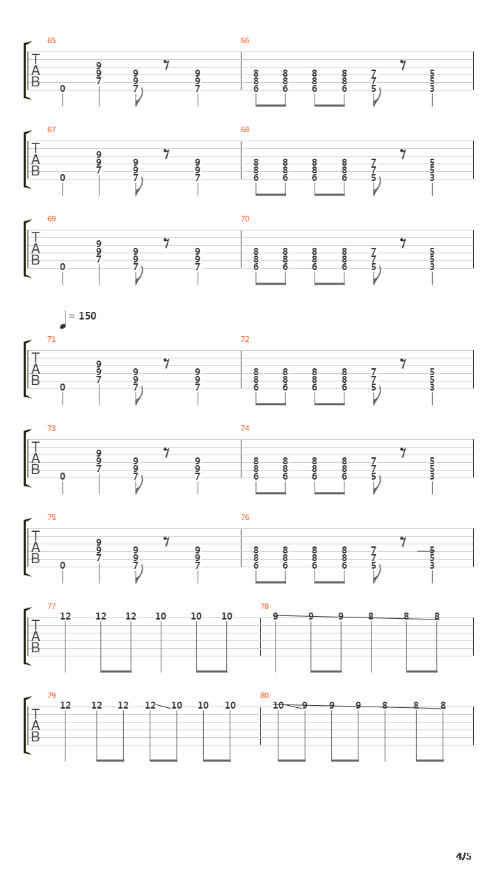 Cannon吉他谱