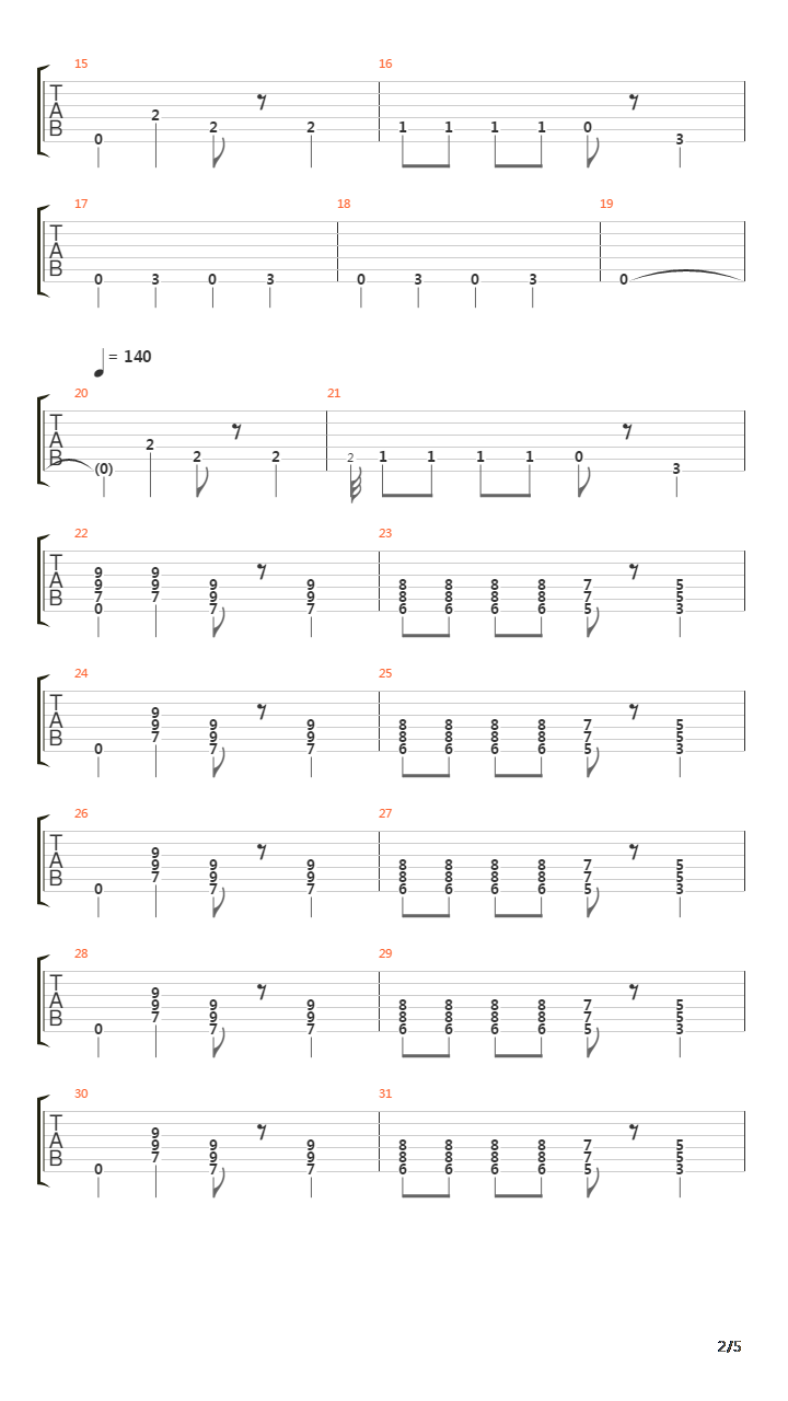 Cannon吉他谱