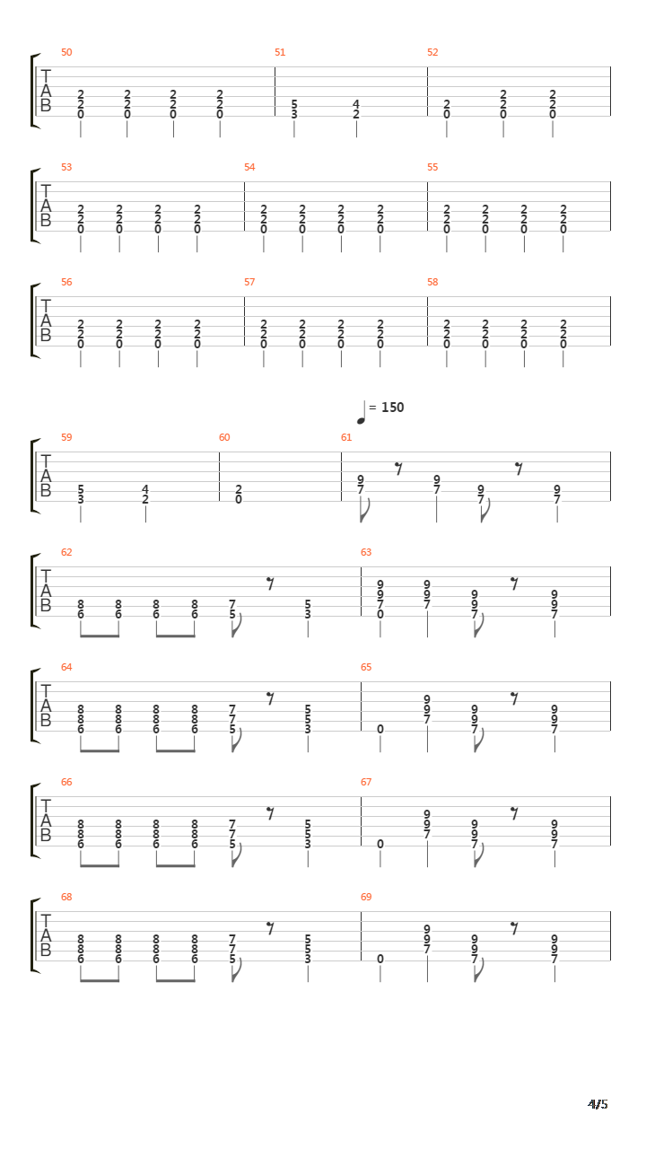 Cannon吉他谱