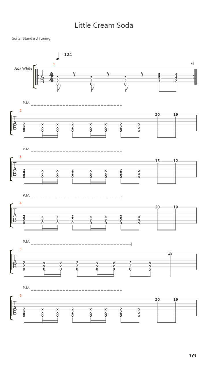 Little Cream Soda吉他谱