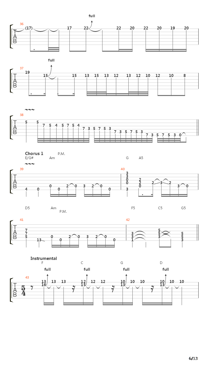 Judgement Day吉他谱