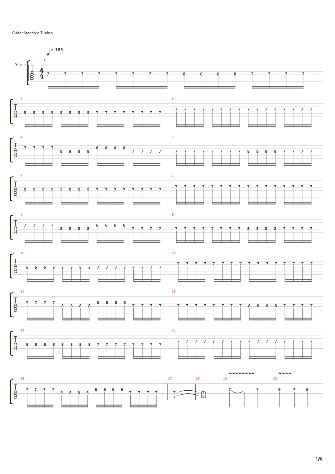 1184吉他谱