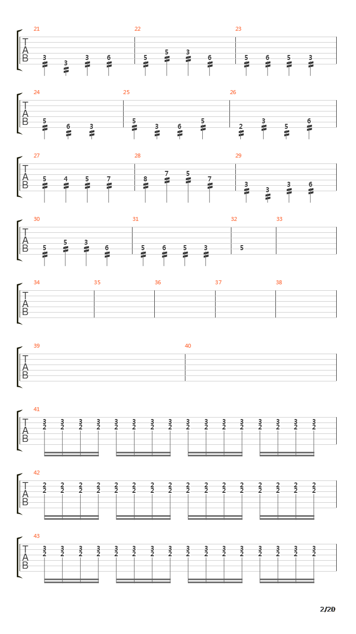 Heidra吉他谱