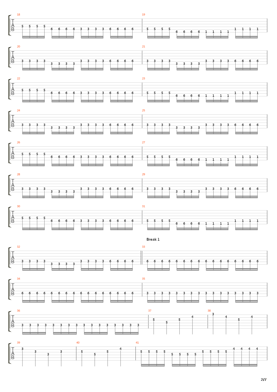 Journey To The End吉他谱