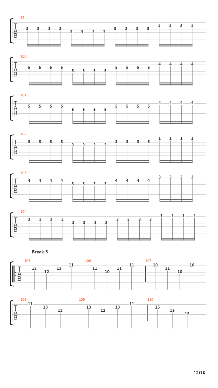 Journey To The End吉他谱