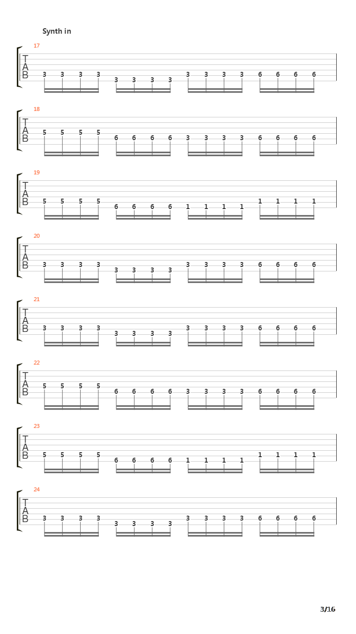 Journey To The End吉他谱
