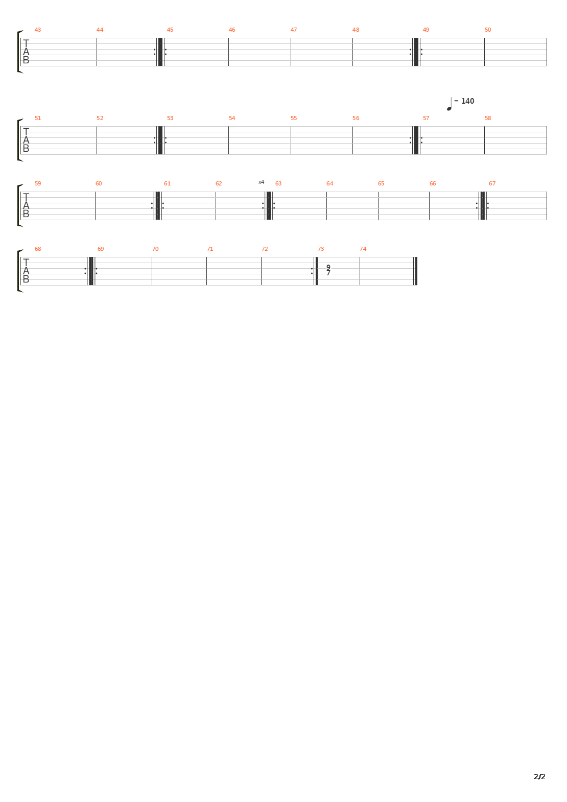 Mrket Sin Fryste吉他谱