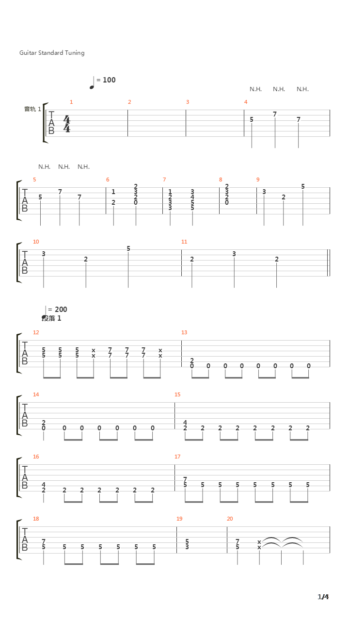 刀剑神域2 OP2 - Courage吉他谱