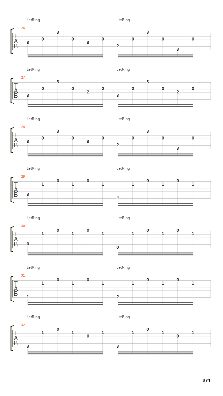 op1-3 No.2吉他谱