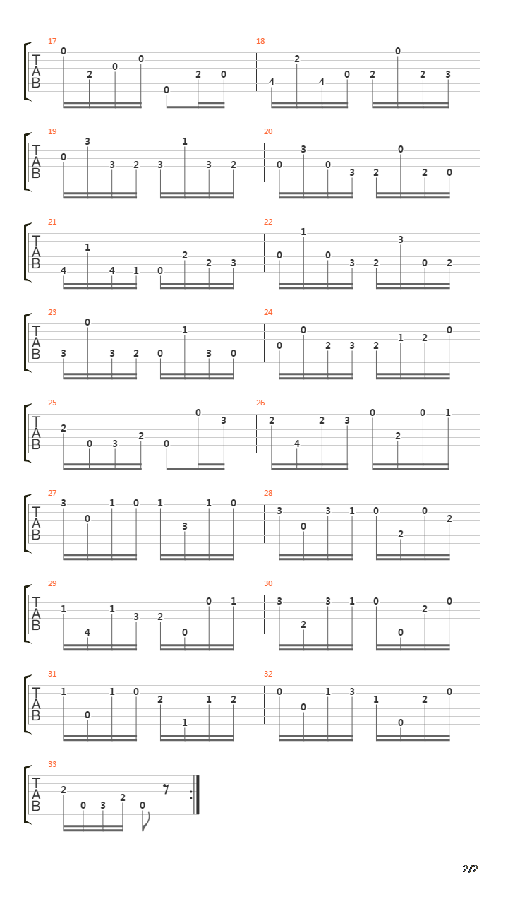 op1-3 No.3吉他谱