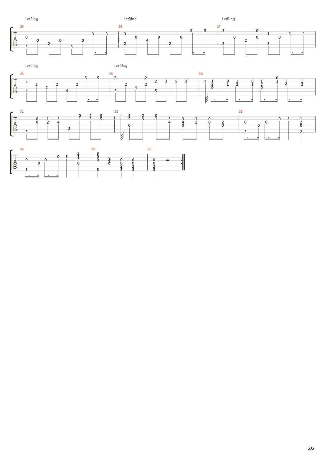 op1-3 No.8吉他谱