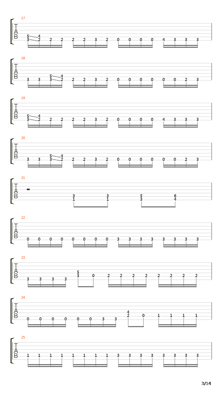 Black To The Blind吉他谱