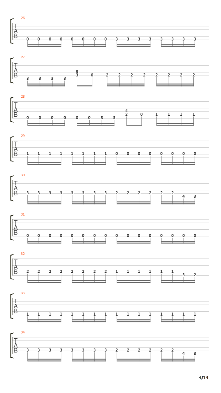 Black To The Blind吉他谱