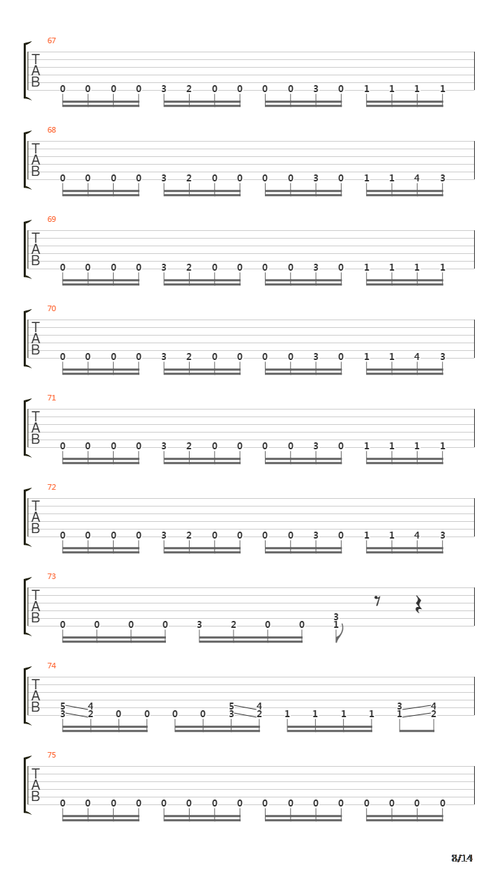 Black To The Blind吉他谱