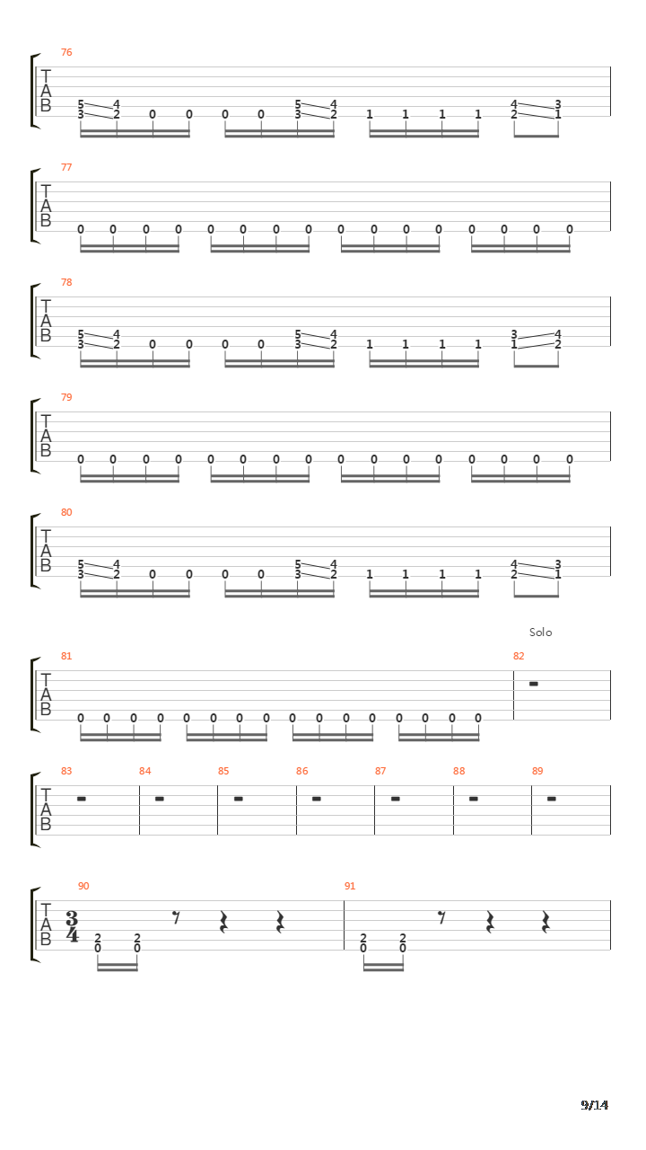 Black To The Blind吉他谱