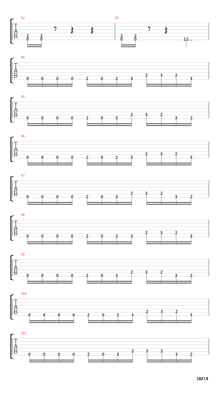 Black To The Blind吉他谱