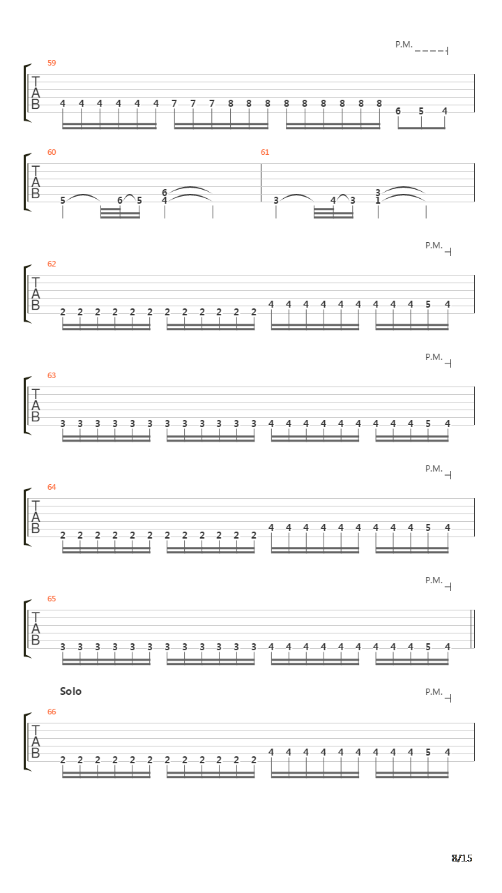 Heading For Internal Darkness吉他谱