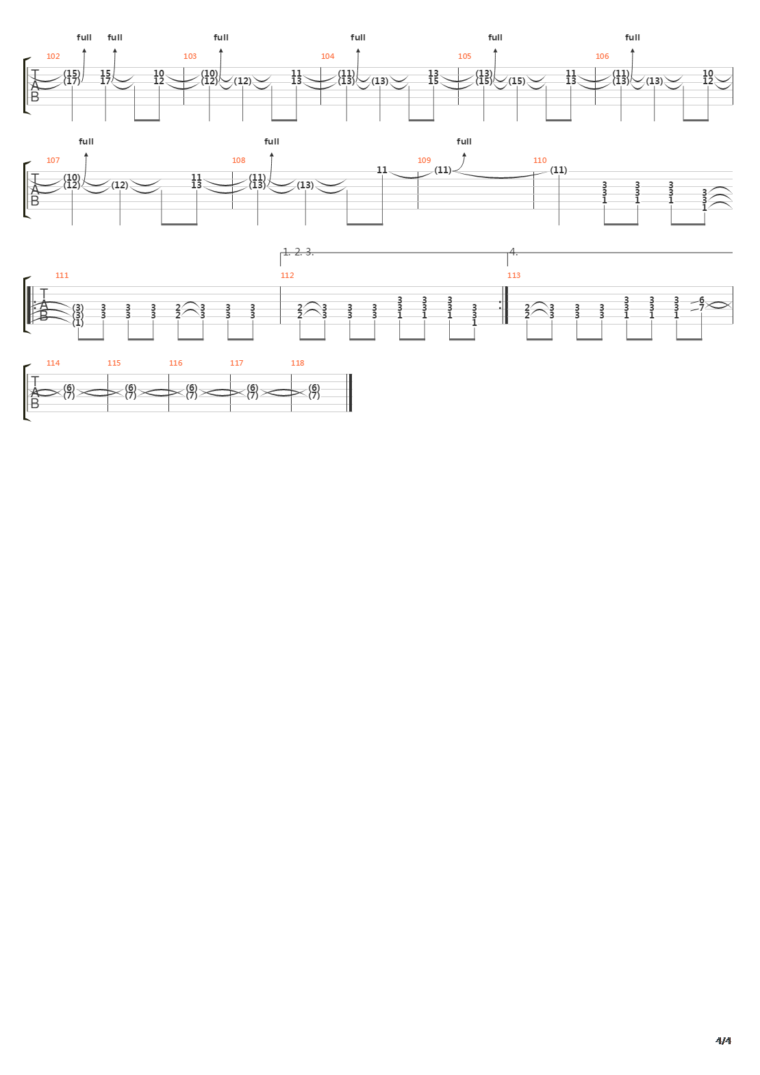 Set Me Free吉他谱