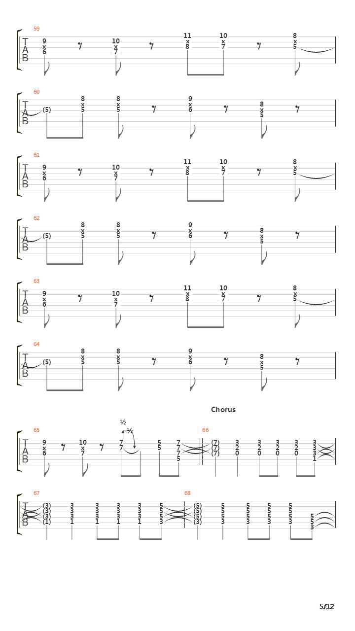 Set Me Free吉他谱