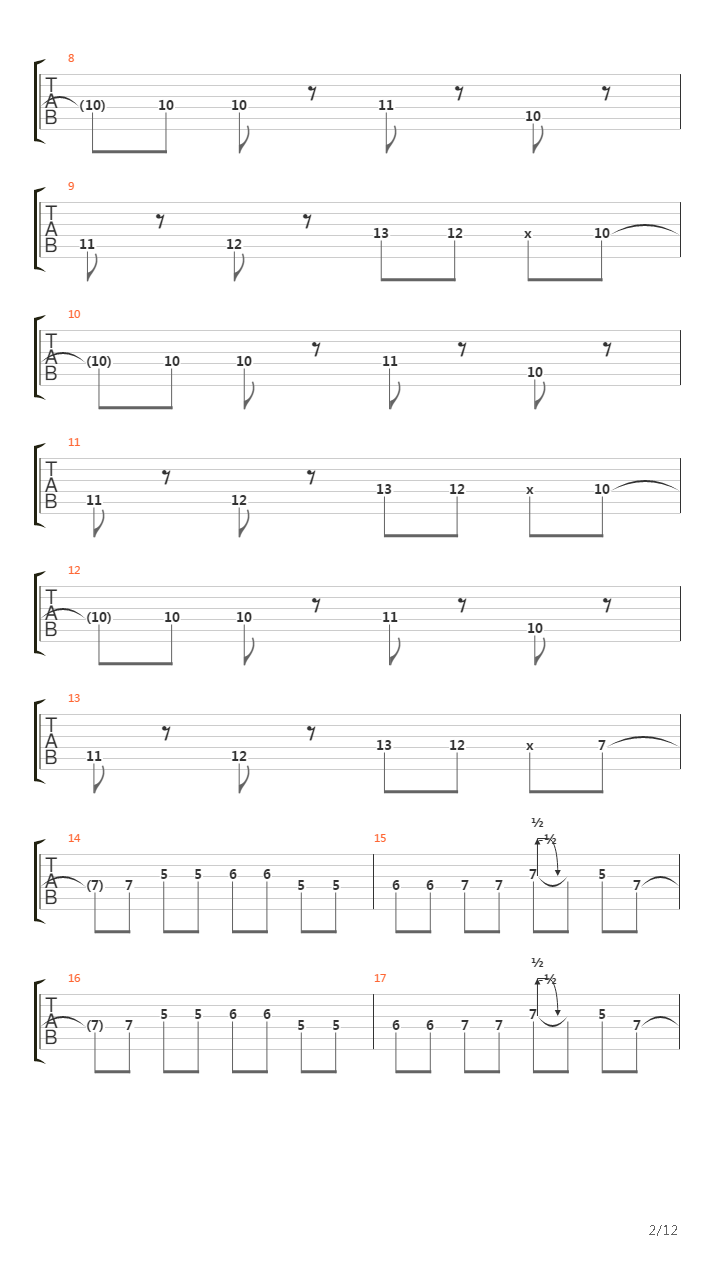 Set Me Free吉他谱