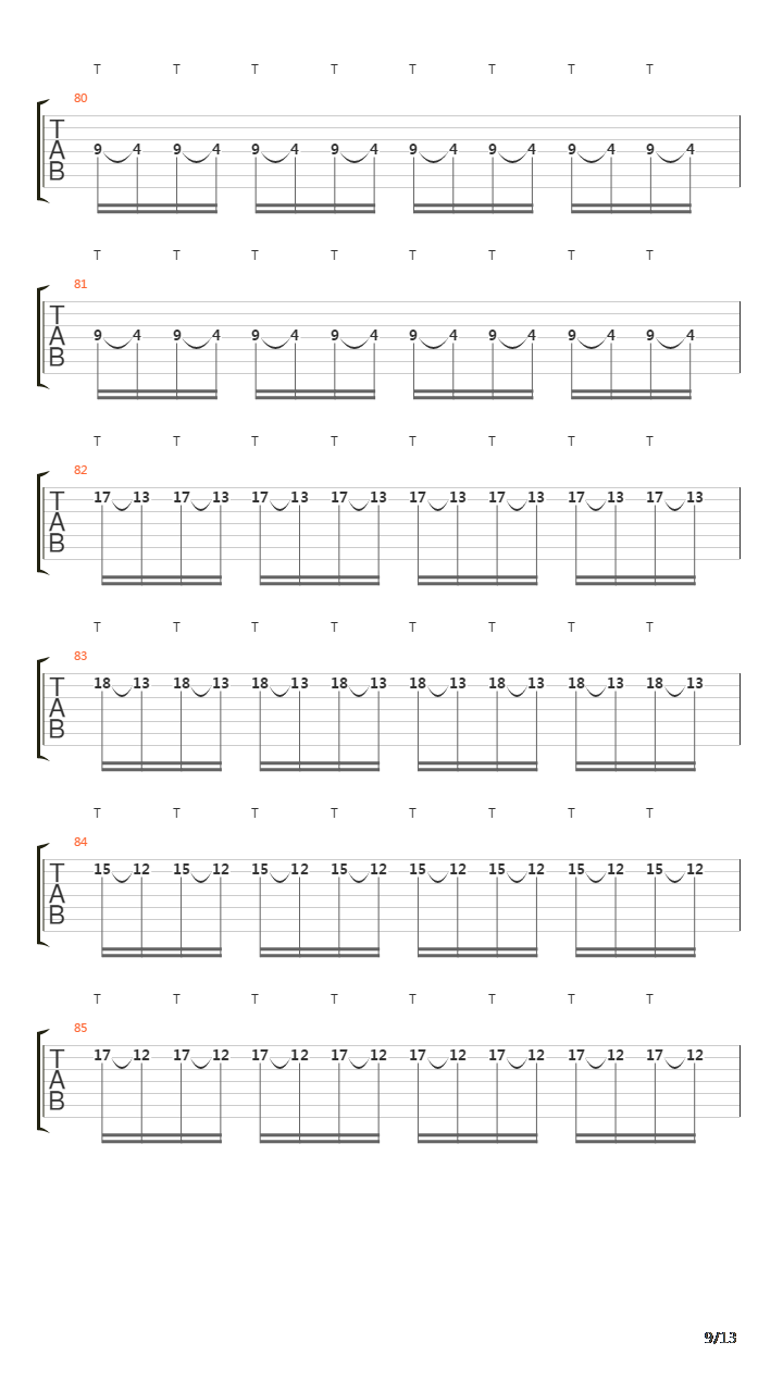 Powerdrive吉他谱