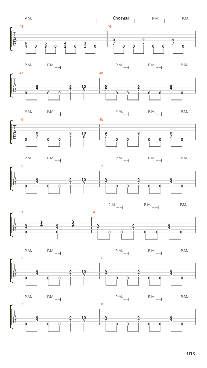 Straight To Hell吉他谱