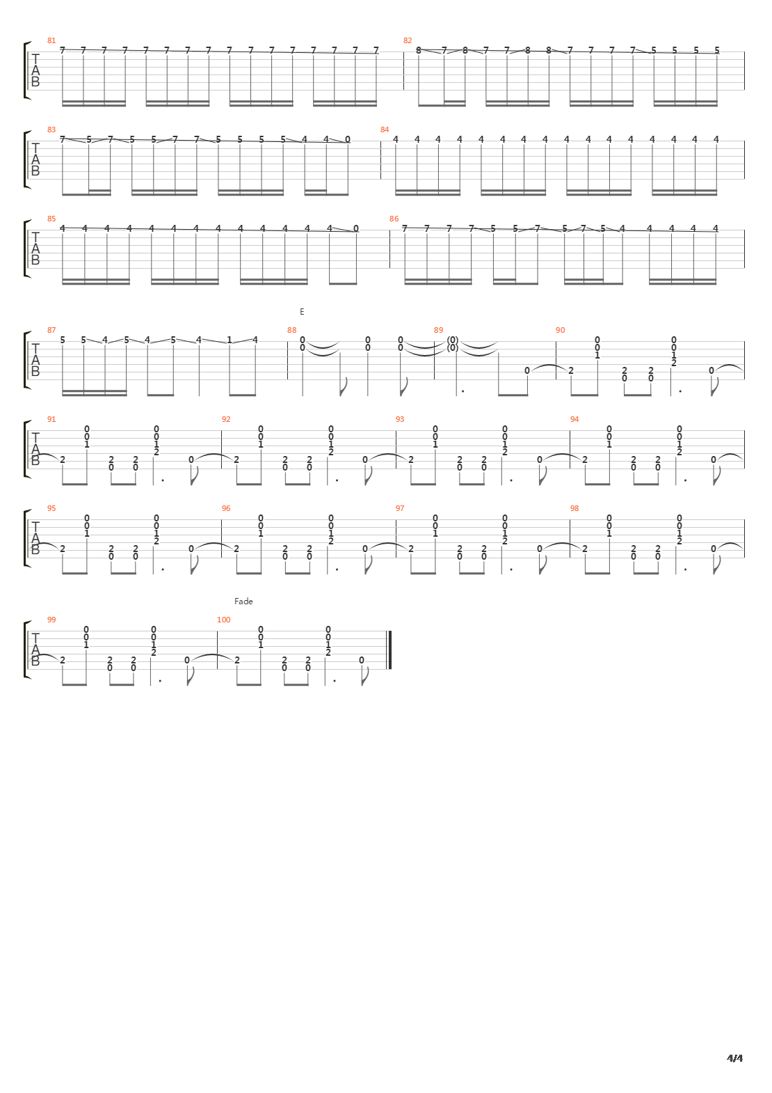 Misirlou吉他谱