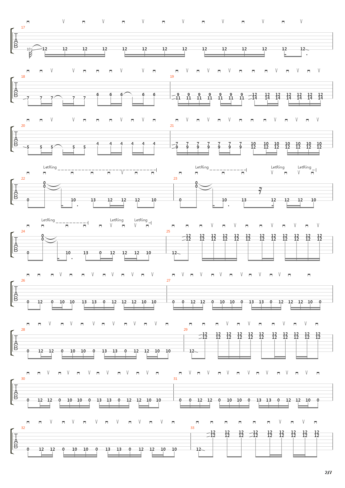 Nitro吉他谱