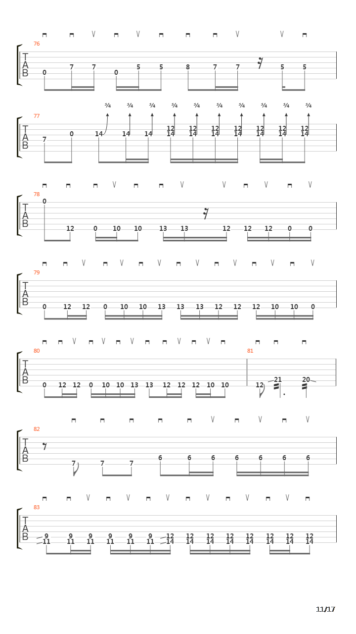 Nitro吉他谱