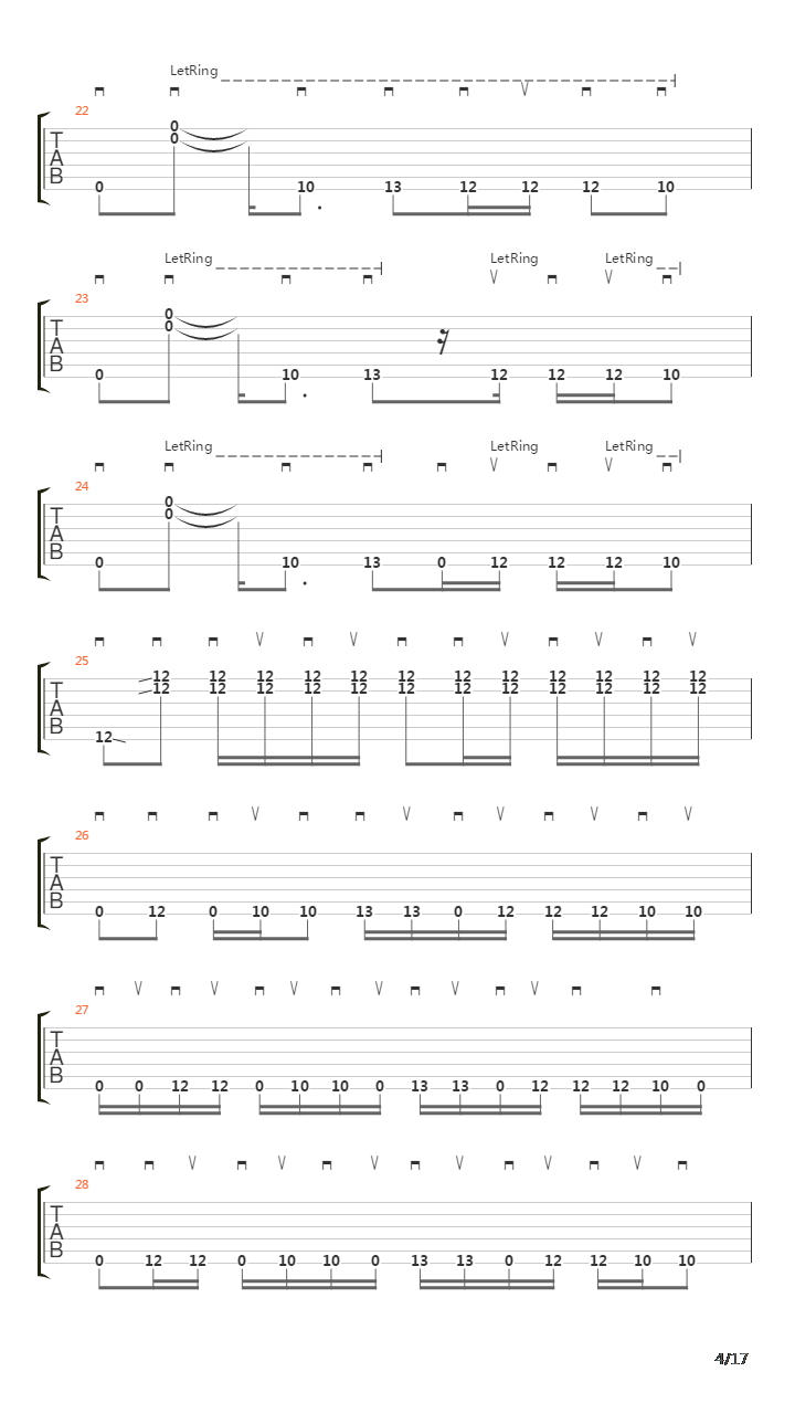 Nitro吉他谱