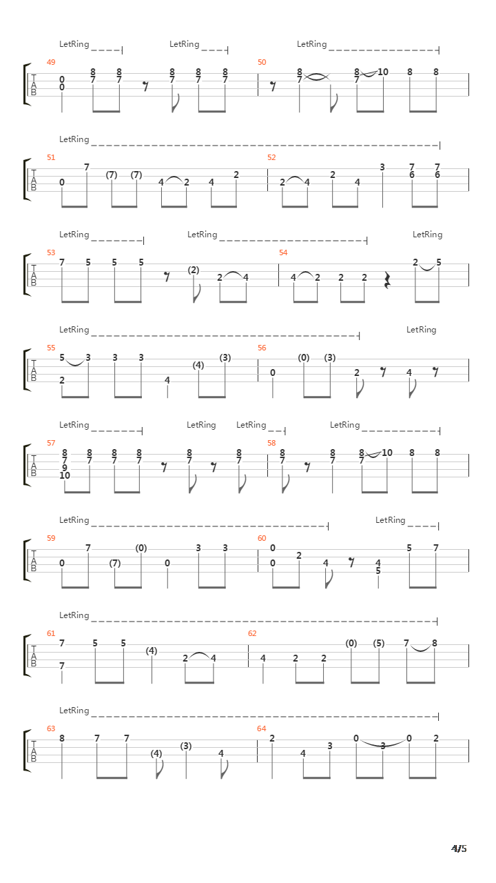 Hotel California (加州旅馆)吉他谱