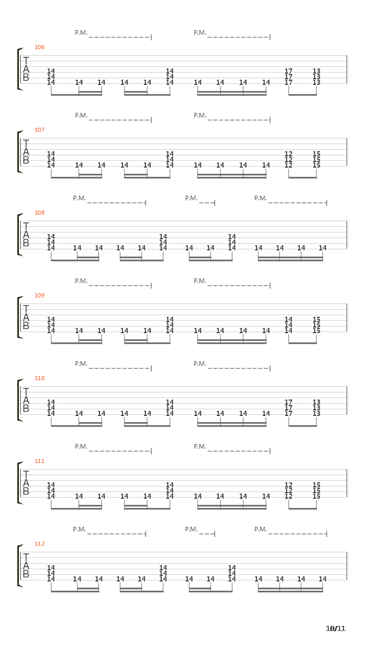 Rammlied(最完整版)吉他谱