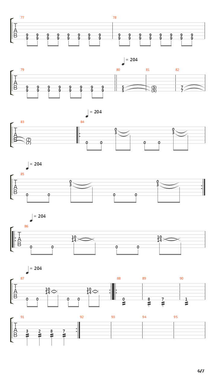 A Second Glance吉他谱