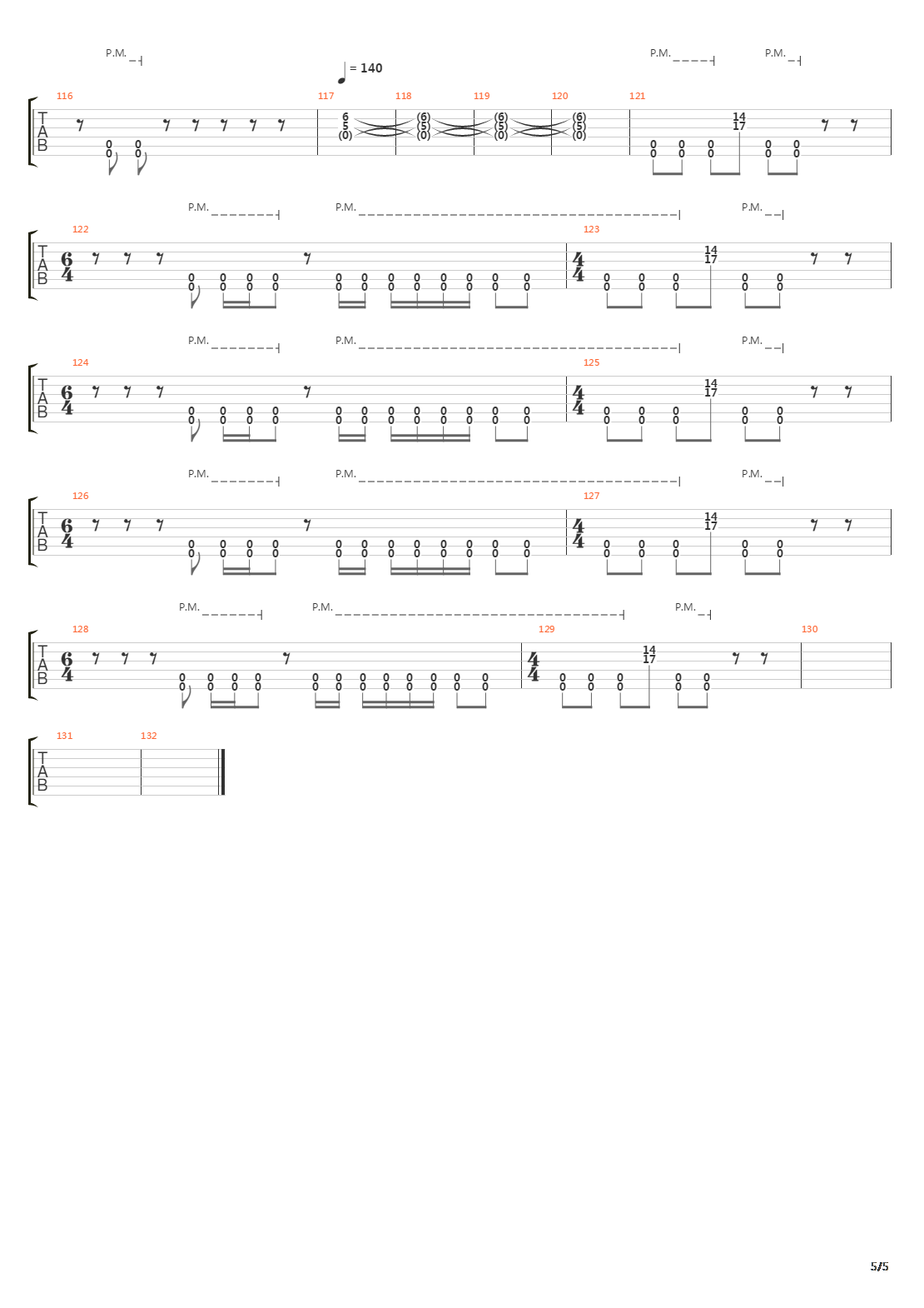 The Danger In Starting A Fire吉他谱