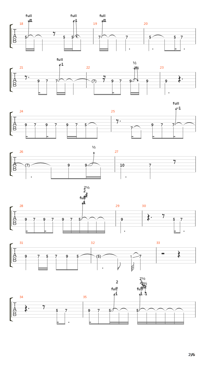 Orestes吉他谱