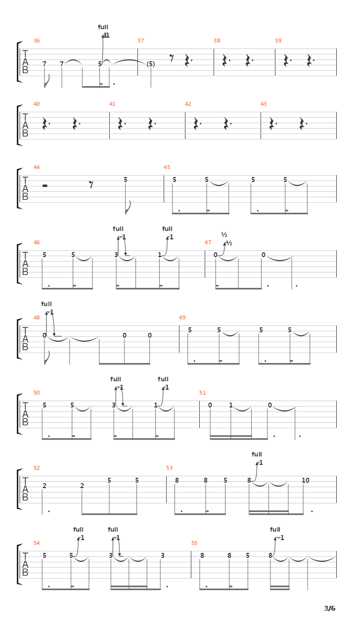 Orestes吉他谱