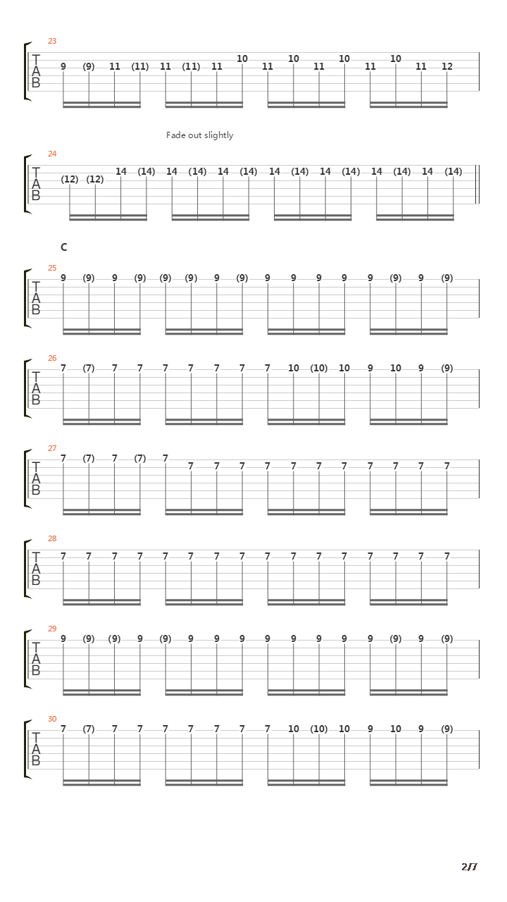 The Noose吉他谱