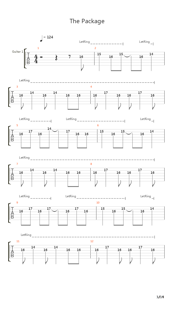 The Package吉他谱