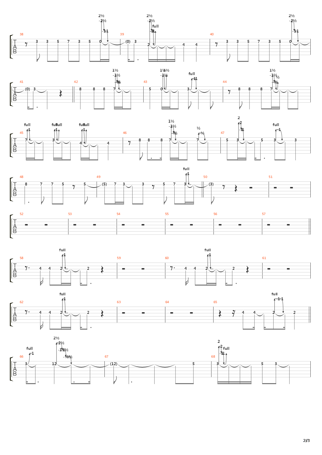 Thomas吉他谱