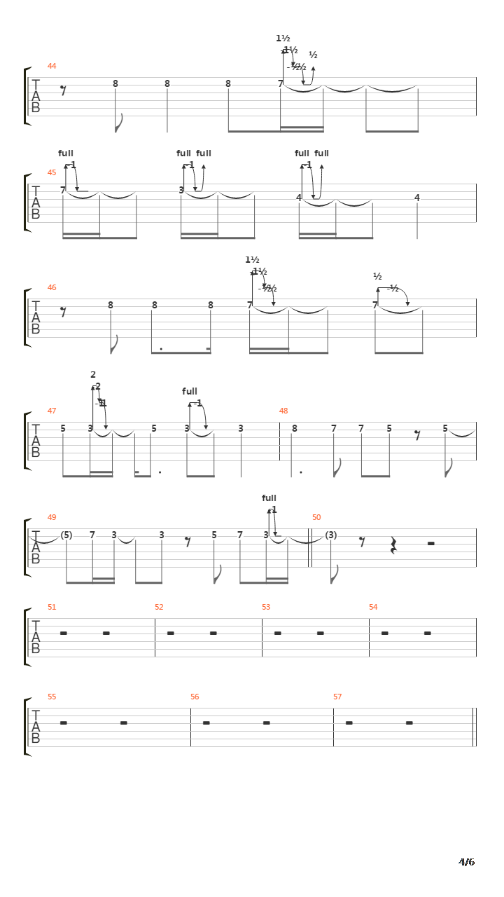 Thomas吉他谱